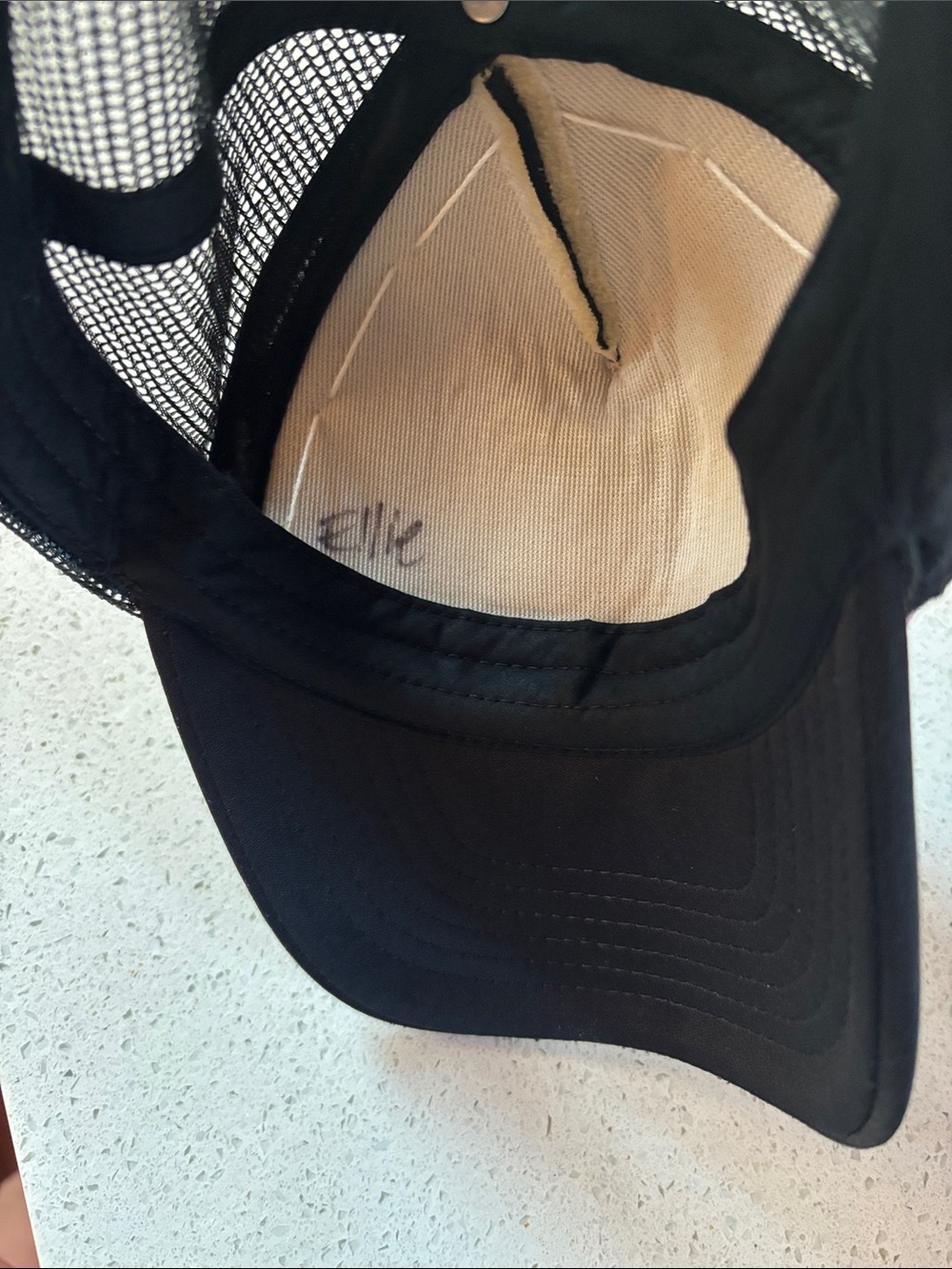 Toddler Donut Print Trucker Hat - Picture 3 of 4